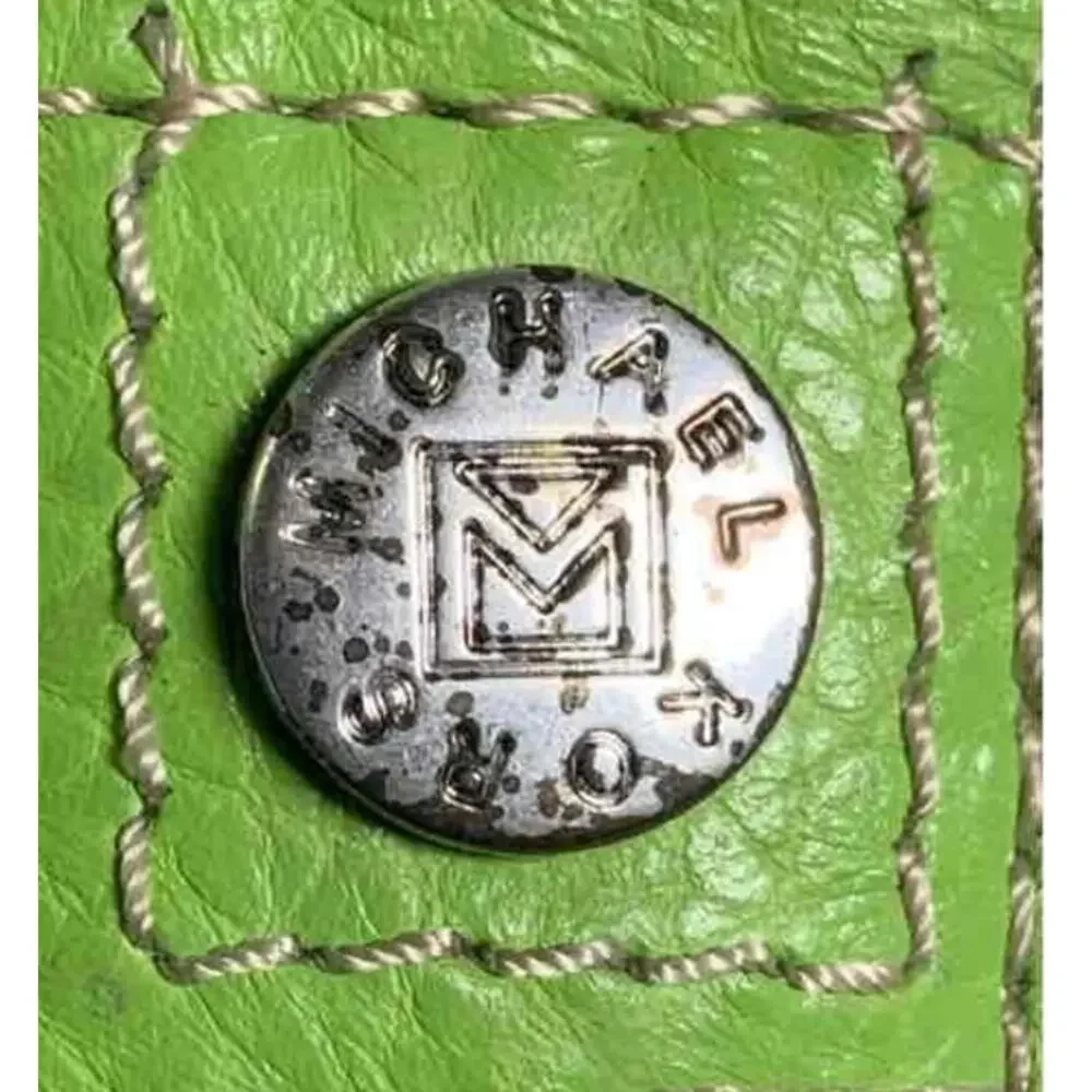 Women's Michael Michael Kors Lime Green Leather‎ Shoulder Crossbody Bag Y2K Brat